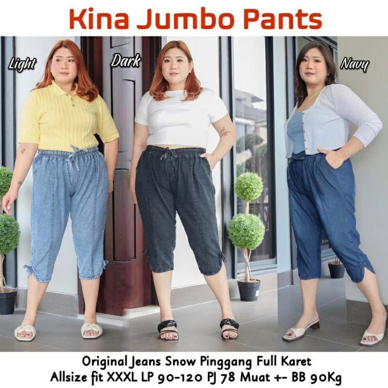 Jeans 7/9 Jumbo Kina Pants // Kina jumbo Pants 7/9 Jeans