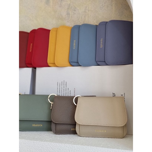 กระเป๋าสตางค์ใบสั้นหนังวัวแท้ รุ่น lucky Dearista