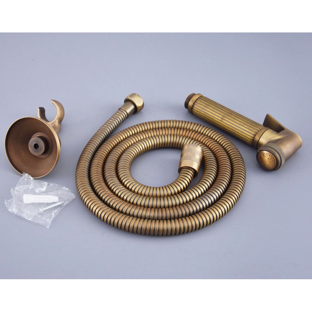 {WIN}CXXIIIAntique Brass Bathroom Telephone Shape High Pressure Hand