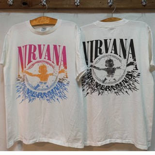 NIRVANA    ฟอกนุ่ม วินเทจ หายาก เสื้อวง เนอร์วาน่า vintage ผ้า100สามารถปรับแต่งได้