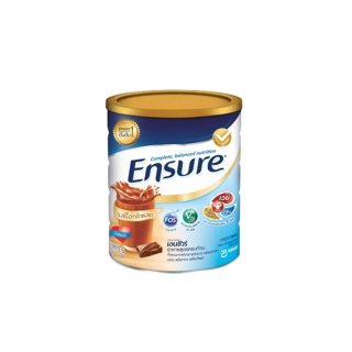 [ขายดี] Ensure เอนชัวร์ ช็อกโกแลต 850 กรัม 1 กระป๋อง Ensure Chocolate 850g 1 Tin อาหารเสริมสูตรครบถ้วน สำหรับผู้ใหญ่