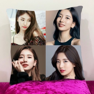 หมอนอิงสั่งทำ ใส่ได้4รูป หมอนอิงขนนุ่ม หมอนอิงโซฟา หมอนอิงในรถ หมอนอิง Cushions แบซูจี Bae Suzy