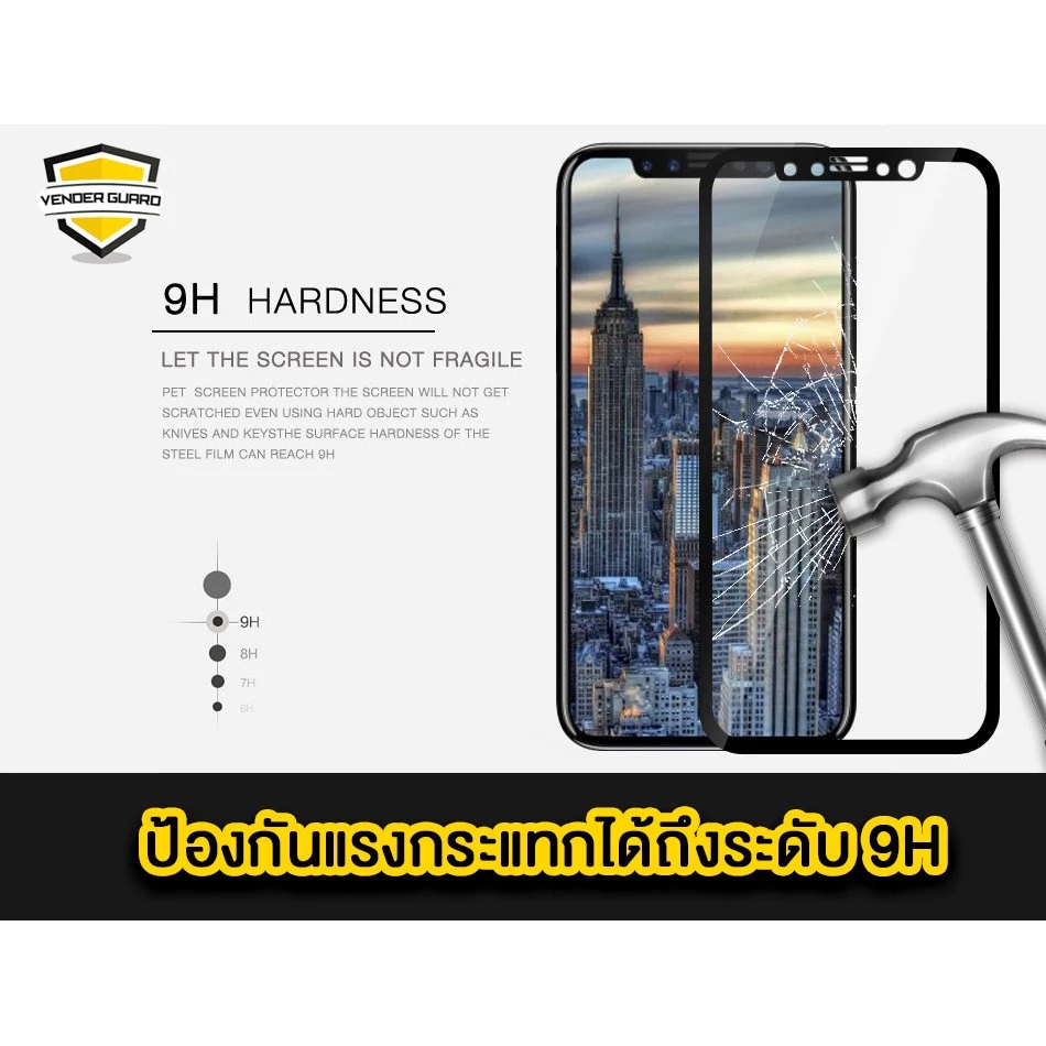 💥 ฟิล์มกระจก ใช้สำหรับ iPhone รุ่นใหม่ แบบเซรามิค 17 Pro Max/17Air/16/15pro/14/13/12|11|XR มีครบ thumbnail 6