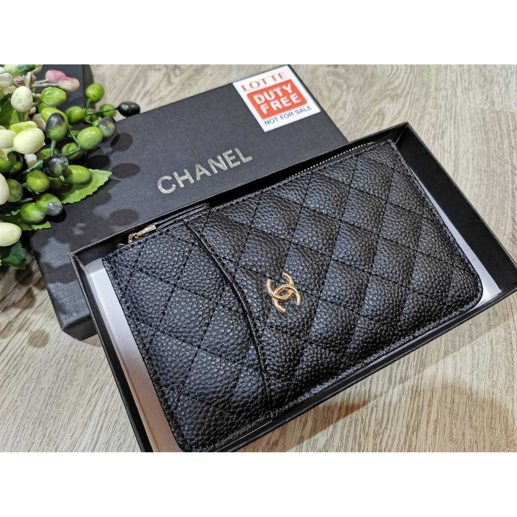 พร้อมส่งรุ่นขายดี!!! Don't Miss! Chanel Clutch Bag VIP Gift With Purchase (GWP) กระเป๋าคลัชแบนหรือกระเป๋าสตางค์ GWP จาก