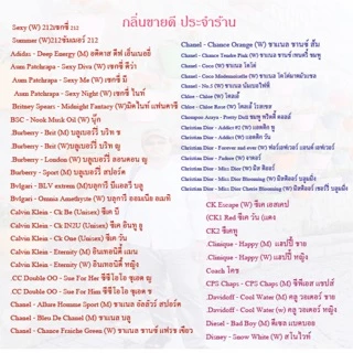 น้ำหอมสำเร็จรูปพร้อมใช้ 125 ml.กลิ่นหอมติดทน กลิ่นขายดี เข้มข้น หอมนาน