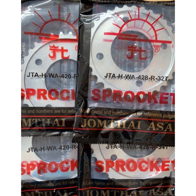 สเตอร์หลัง รถ Wave125, Wave100S-05, Dream110-i, WAVE110-i ไฟหน้าธรรมดา ความหนา 420 และ 428 ตราพระอาทิตย์