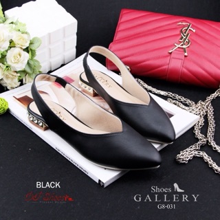 รองเท้าหัวแหลมรัดข้อ พร้อมส่ง! J5656