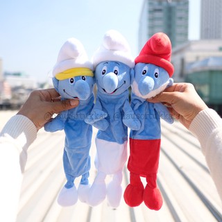 กระเป๋าดินสอ Clumsy Smurf &amp; Smurfette &amp; Papa Smurf 13นิ้ว เสมิร์ฟ