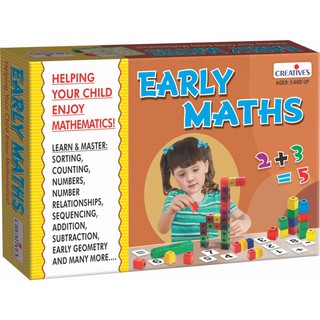 Early Maths ชุดเตรียมความพร้อมคณิตศาสตร์ ฝึกคณิตศาสตร์ creativestoy