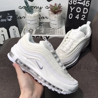 รองเท้า N ike Air Max 97 White ✅มีเก็บเงินปลายทาง