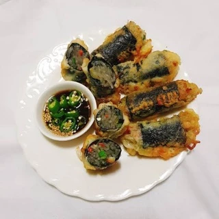 김말이"คิมมาริ" สาหร่ายห่อวุ้นเส้นทอดขนาด 10ชิ้น/20ชิ้น