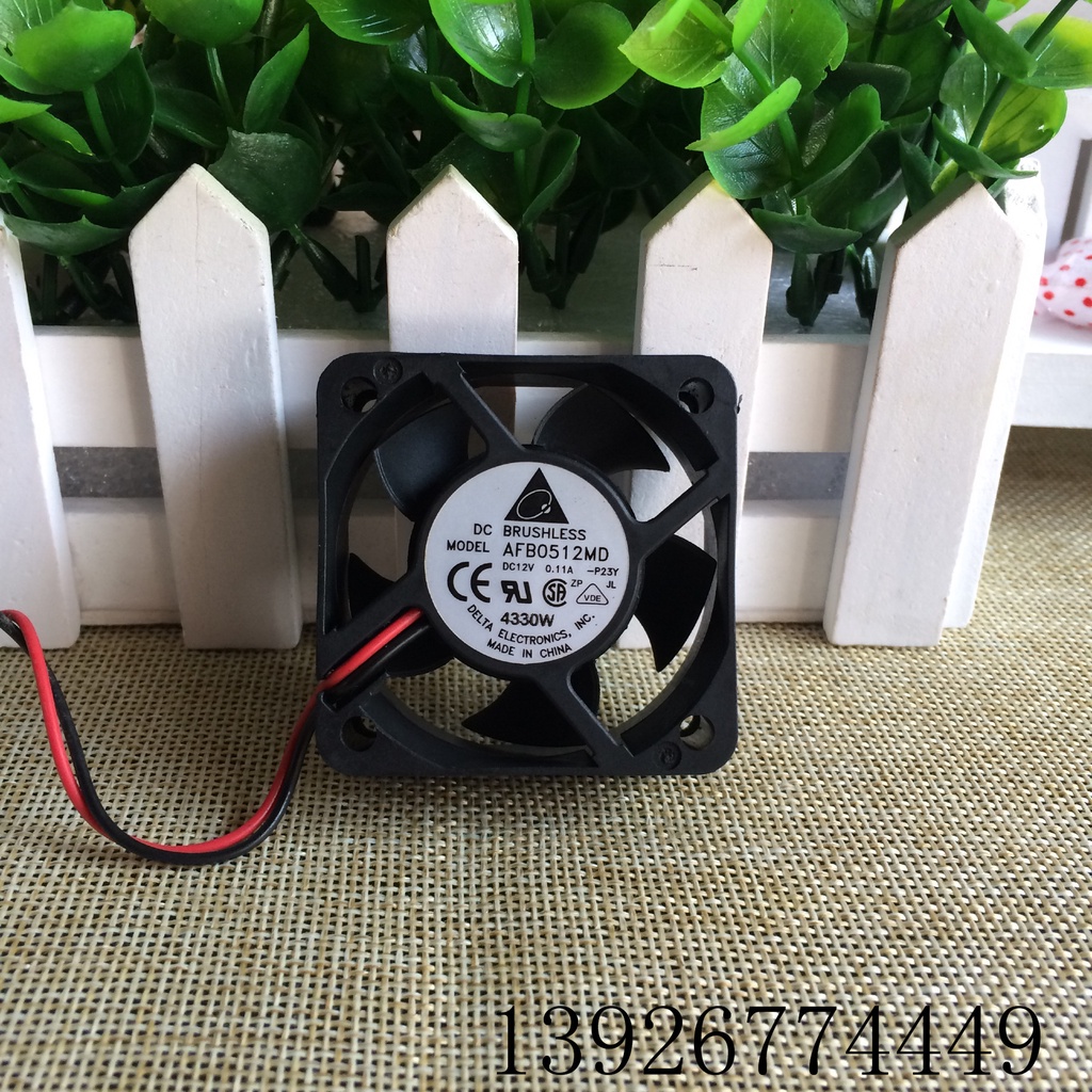 Delta 5020 Dual Ball Fan 5CM Server Fan 12V 0.11 AFB0512MD