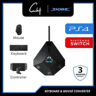 DOBE PS4 Keyboard Mouse Converter เมาส์คีย์บอร์ด Nintendo Sw…