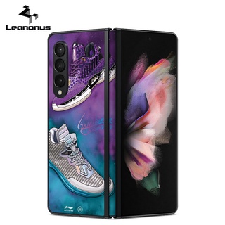 3M Material Wrap for Samsung Galaxy Z Fold3 5G Trendy Brand Fashion Shoes Design Decal Skin Back Film Cover Protector Anti-scratch Durable Sticker