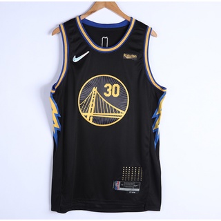 Nba Golden State Warriors ฤดูกาลใหม่ สําหรับผู้ชาย 2022 #เสื้อกีฬาบาสเก็ตบอล ปักลาย Stephen Curry สีดํา 30 ชิ้น