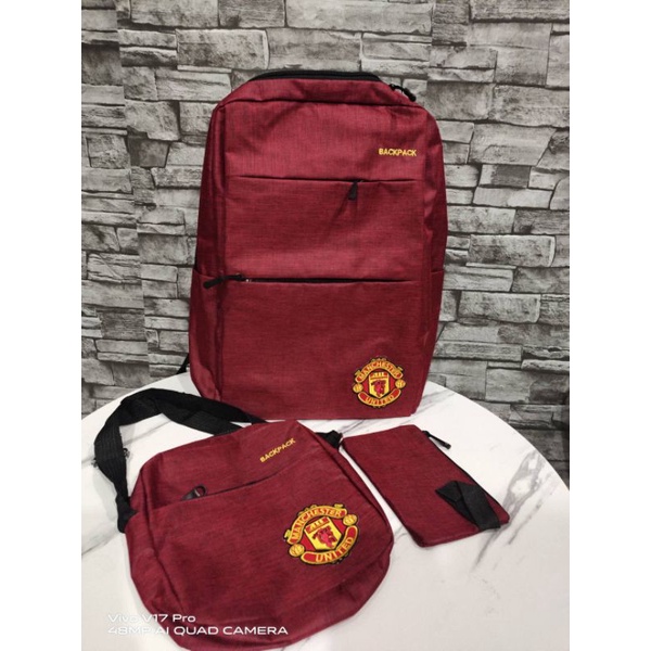 กระเป๋าเป้&สะพาย แมนยู MAN U (1แถม1)