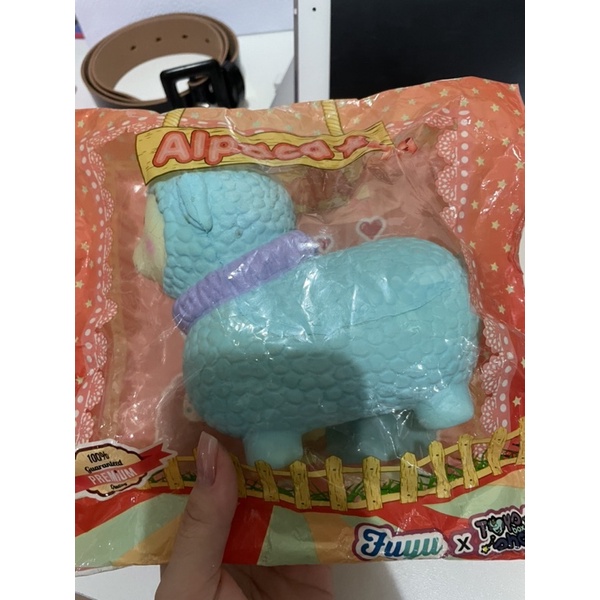 สกุชชี่มือสองของแท้ สกุชชี่alpaca แบรนด์ Juyu x Toyboxshop