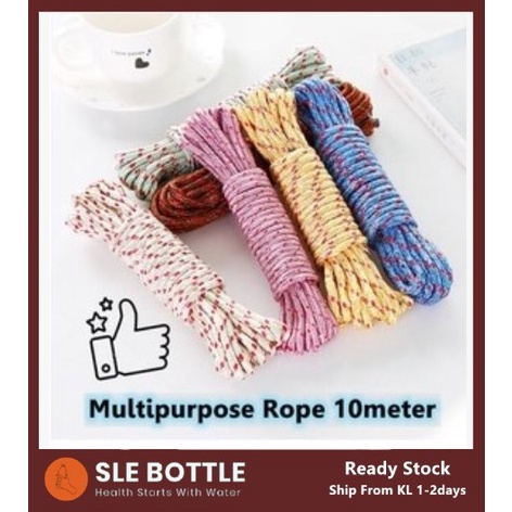 SLE 10m Strong Tali Nylon / Nylon Rope / Hiking Camping Equipment Outdoor Tool Cord Rope Tali Nylon 