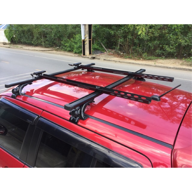 (แจ้งรุ่นก่อนสั่ง)ชุดคานพร้อมขา Hanuman Rack สำหรับรถยนต์ ทุกประเภท *ไม่เจาะตัวรถ