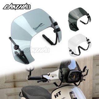 【LANZHAO】กระจกหน้ารถดัดแปลงขนาดเล็กอุปกรณ์เสริม Vespa Sprint 125/150