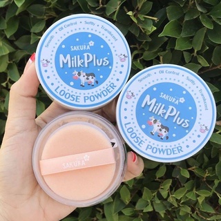 แป้งฝุ่น Sakura Milk Plus/ Watermelon Loose Powder