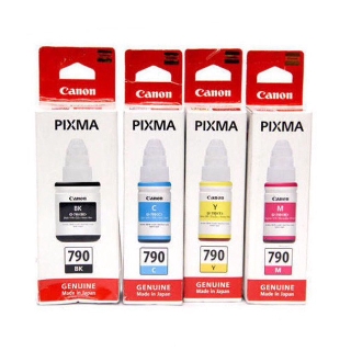 หมึกเติมแท้CANON GI-790 4 สี For : Canon Pixma G1000 / G2000 / G3000/G