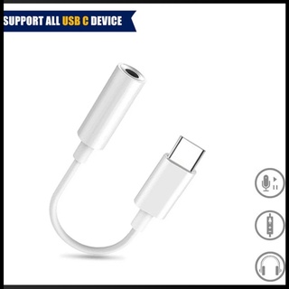 Zevaret อะแดปเตอร์แจ็คหูฟัง Usb Type C เป็น 3.5 มม.