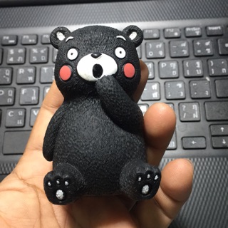 ตุ๊กตาเสียบเสาอากาศรถยนต์ #Kumamon  สูง 8 เซนติเมตร (1ชิ้น)