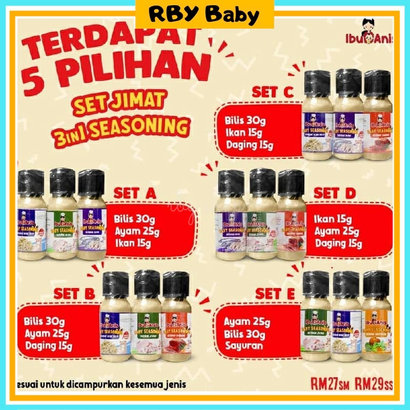 Set Protein Powder 3-in-1 Set By Ibu Anis (8M+)