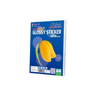 Hi-jet สติกเกอร์ผิวมัน Inkjet Fruit Series Glossy Sticker 120 แกรม A4 100 แผ่น