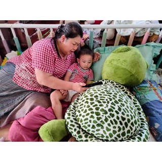 🐢 เต่าแซมมี่จัมโบ้ – ตุ๊กตาเต่าขนนุ่มพรีเมียม ตัวใหญ่100-120 ซม. นุ่มนิ่มเต็มไม้เต็มมือ เต็มกอด