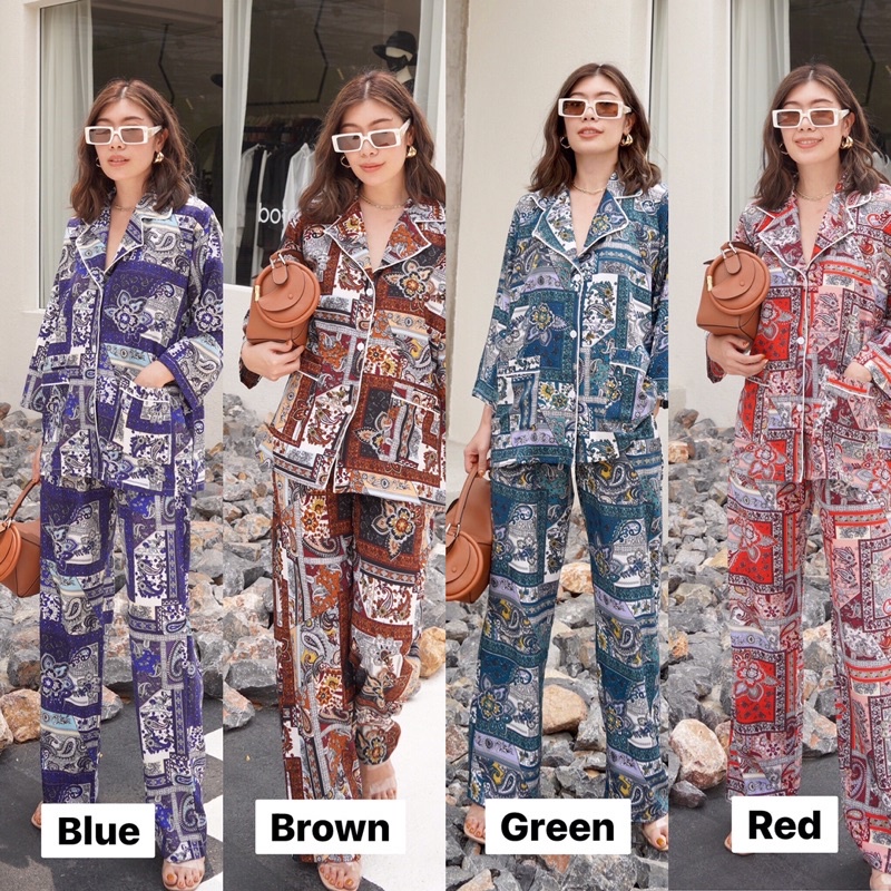 #1066 Pajamas Set Shirt + Pants