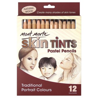 Mont Marte Skin Tints 12 Pastel Pencils