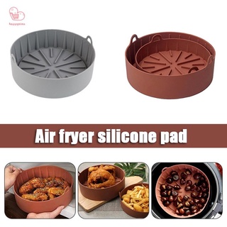 【สินค้ามีจำหน่าย】 Air Fryer Silicone Pot Multifunctional Reusable Liner Heat resistant Oven Accessories for Home Kitchen Baking HT