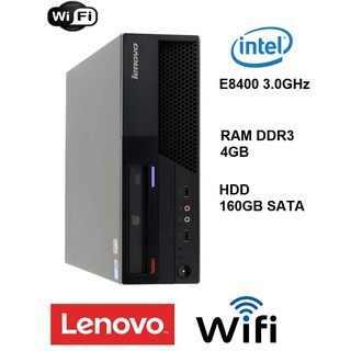 Lenovo ThinkCentre M58p 6137 / intel Core 2 Duo E8400 3.0GHz Ram DDR3 4GB HDD 160GB DVD Wi-Fi