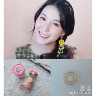 คอนแทคเลนส์ บิ๊กอาย Kitty Kawaii รุ่น Daylook Brown