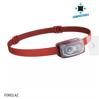 FORCLAZ ไฟฉายคาดศีรษะชาร์จได้ รุ่น BIVOUAC 500 USB 🇫🇷ความสว่าง100ลูเมน แท้💯%