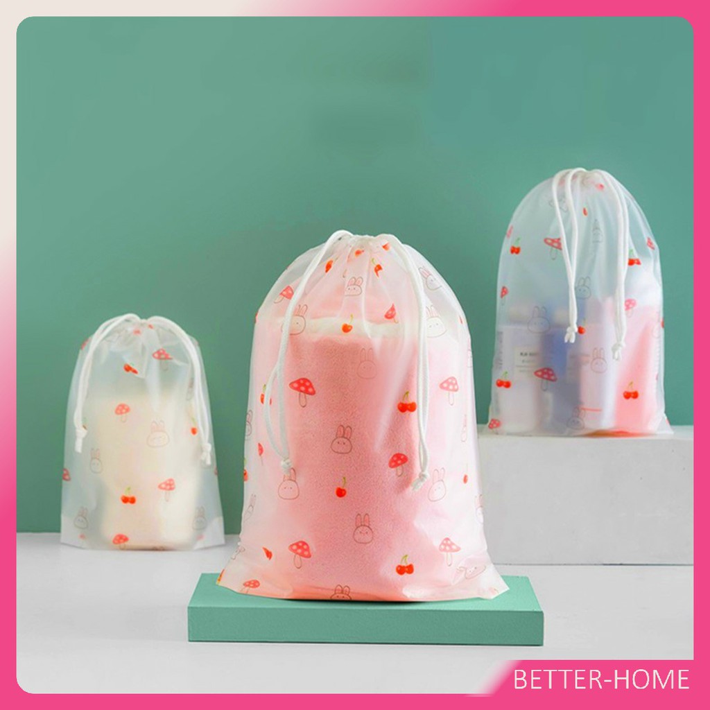 กระเป๋าเก็บเครื่องสำอาง กระเป๋าหูรูด ลายการ์ตูน  ถุงหมีบราวน์ กระเป๋าใส่เครื่องเขียน / Multi Purpose Bag