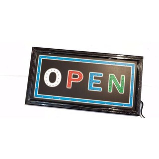 ﻿ป้ายไฟ LED OPEN ขนาด 50x26 ซม.
