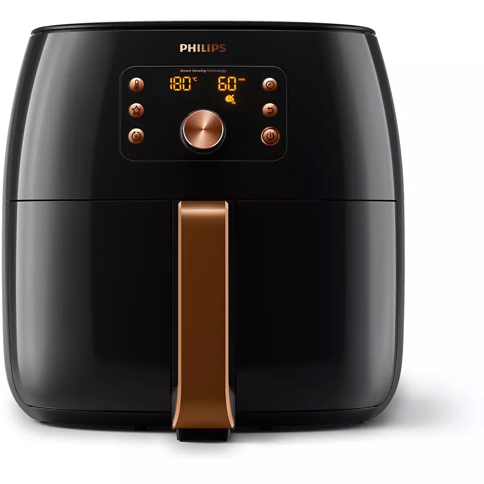 Philips AirFryer XXL Smart Chef หม้อทอดอากาศ หม้อทอดไร้น้ำมัน XXL สมาร์ทเชฟ รุ่น HD9860/91 1.4 กิโลกรัม รับประกัน 2 ปี