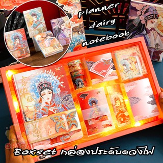 (OPARA)❤BOXSET กล่องประดับดวงไฟ ชุด หญิงสาวชาวจีน (มี 4 ลาย)❤