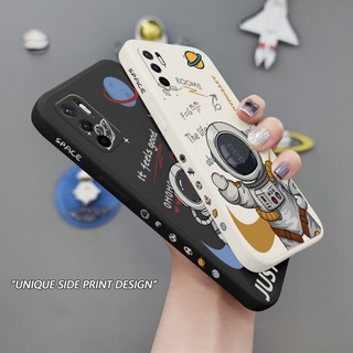 เคสโทรศัพท์มือถือ ซิลิโคน ลายนักบินอวกาศ สําหรับ Xiaomi Redmi Note 10 Pro Max 10s 10T 4G 5G