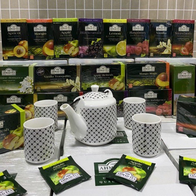 สินค้าใหม่เปลี่ยนโฉมหน้ากล่อว ชา ahmah tea ชาผลไม้ ชาlondon กลิ่นหอม 1กล่องมี20ซอง