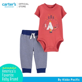 Carters Bodysuit+Pants 2Pc Red-Camping L8 คาร์เตอร์เสื้อชุดเซทบอดี้สูท 2 ชิ้น