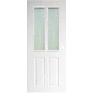 ประตูภายนอก ประตูภายนอก UPVC PARAZZO MG005 80x200 ซม. สีขาว ประตู วงกบ ประตู หน้าต่าง PARAZZO 80X200CM WHITE MG005 DOOR