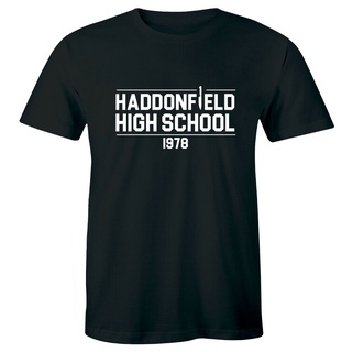 เสื้อยืดผ้าฝ้ายพิมพ์ลายขายดี เสื้อยืด ผ้าฝ้ายนิ่ม ทรงหลวม พิมพ์ลาย Haddonfield High School 1978 สไตล์คลาสสิก