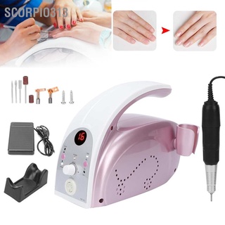 Scorpio313 เครื่องเจาะเล็บไฟฟ้า 35000Rpm สําหรับร้านเสริมสวย