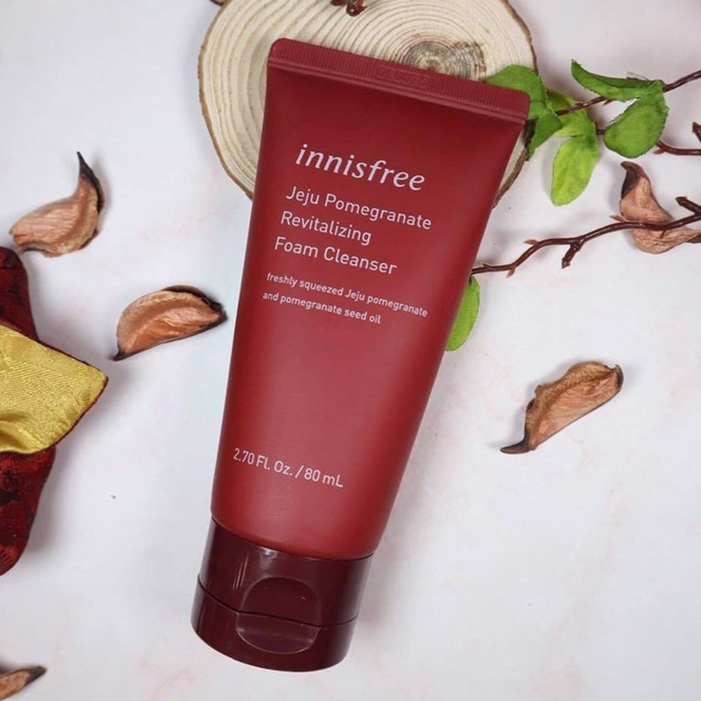 💥ของแท้💥 Innisfree Jeju Pomegranate Revitalizing Foam Cleanser 80ml อินนีสฟรี