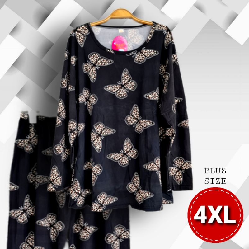 4XL PP 8 ผู้หญิงสุภาพสตรี pijamas ชุด, baju tido ผู้หญิงสาว pijamas แขนยาวการ์ตูน