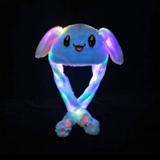 (พร้อมส่ง )หมวกหูดุ๊กดิ๊ก แบบ LED มีไฟน่ารัก บริการเก็บเงินปลายทาง